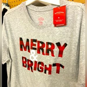 New men’s XL Christmas tees “Merry & Bright”.  Target overstock.